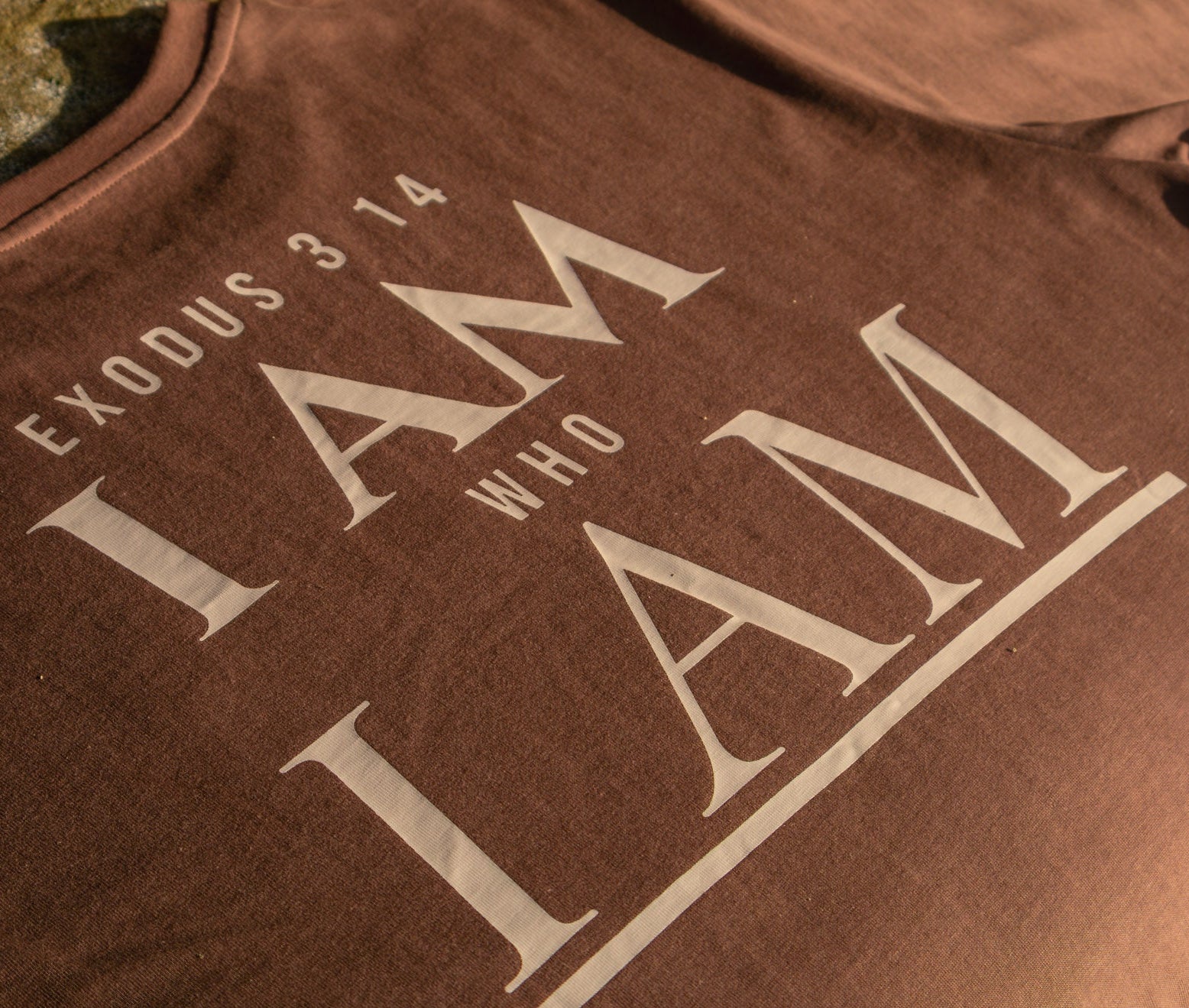 "I AM WHO I AM" - Dark Brown